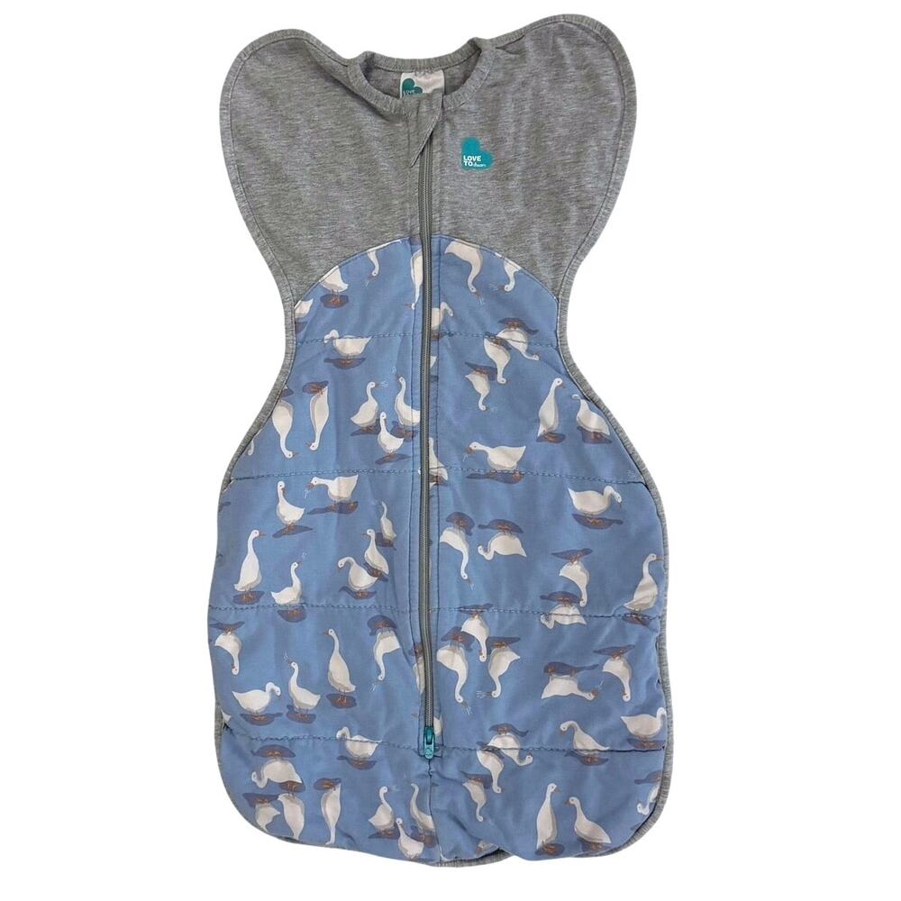 Love to Dream Swaddle Up Warm 2.5 TOG Quilted Blue Silly Goose Size S